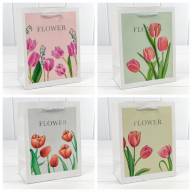 Пакет подарочный с тиснением "Flower" (микс) 18*23*10 210г 1/20 1/360 Арт: 000254E - Пакет подарочный с тиснением "Flower" (микс) 18*23*10 210г 1/20 1/360 Арт: 000254E