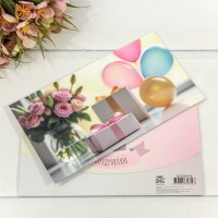 Конверт подарочный 16,5*9см 419 1/10 1/250 Арт: 003004/419