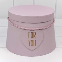 Коробки Конус усечённый Набор 1/3 20*17*23 "For you" Лавандовый 1/18 Арт: 720190/2