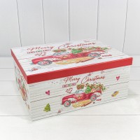 Коробки Прямоугольные Набор 1/10 37,5*29*16 "Новый год"-3014 1/4 Арт: 730605/3014