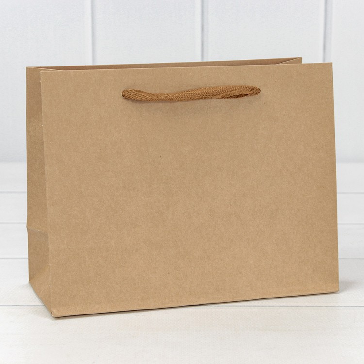 Пакет подарочный Крафт "Люкс" 23*18*10 210г 1/20 1/360 Арт: 000221EA