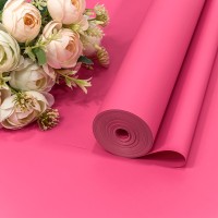 Плёнка 0,59*34м 900г "Корейская" 65мкм Тёмно-розовый 1/6 1/12 Арт: 90038/212