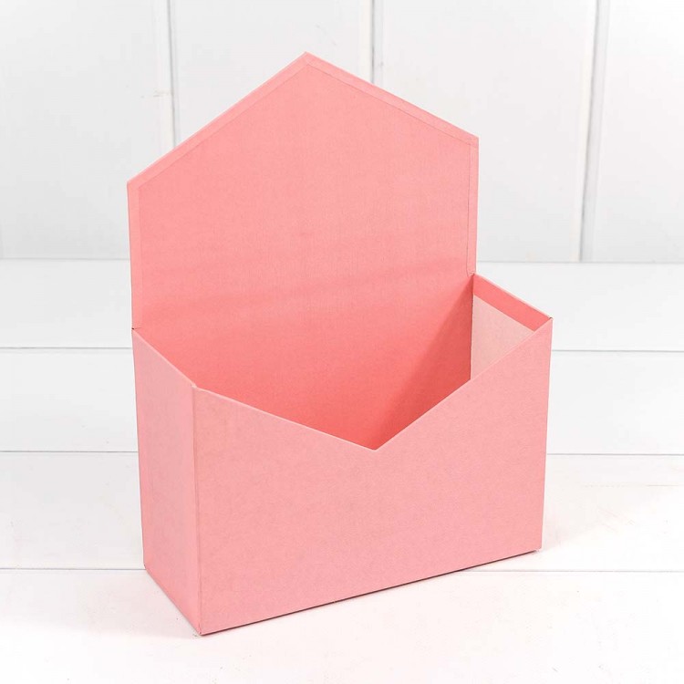 Коробка "Конверт" 18*24*7 Красно-коралловый 1/4 1/36 Арт: KPL0051