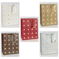 Пакет подарочный с тиснением (микс 554) 18*23*10 210г 1/20 1/360 Арт: 000554E