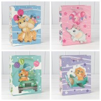 Пакет подарочный с 3D аппликацией "Детский" (микс 328) 18*23*10 210г 1/20 1/360 Арт: 000328E