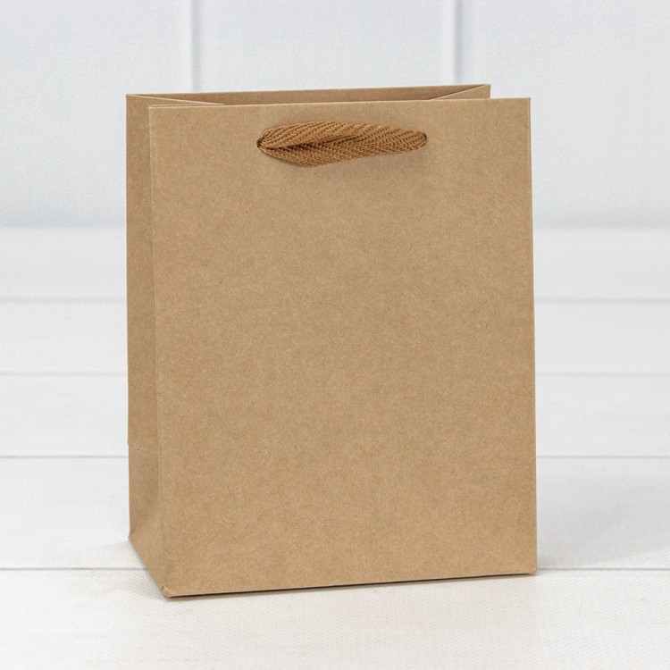 Пакет подарочный Крафт "Люкс" 11,5*15*7 210г 1/20 1/480 Арт: 000221H