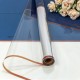 Плёнка 0,57*10м 280г матовая/глянцевая с окошком 55мкм Синий 1/30 Арт: 1634/6