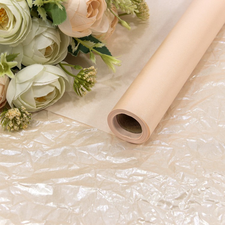 Бумага "Тишью" Водостойкая 0,5*10м 38г Персиковый 1/30 Арт: 0001200/26