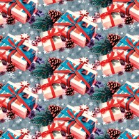 Бумага в листах 70*100 ±5% (10 шт.) 80г "С Новым годом"-127 1/24 Арт: 000402/127